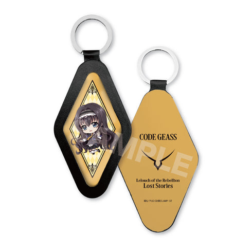 『コードギアス 反逆のルルーシュ ロストストーリーズ』レザーキーホルダー 08 マーヤ・ディゼル (ミニキャラ)【202405再販】